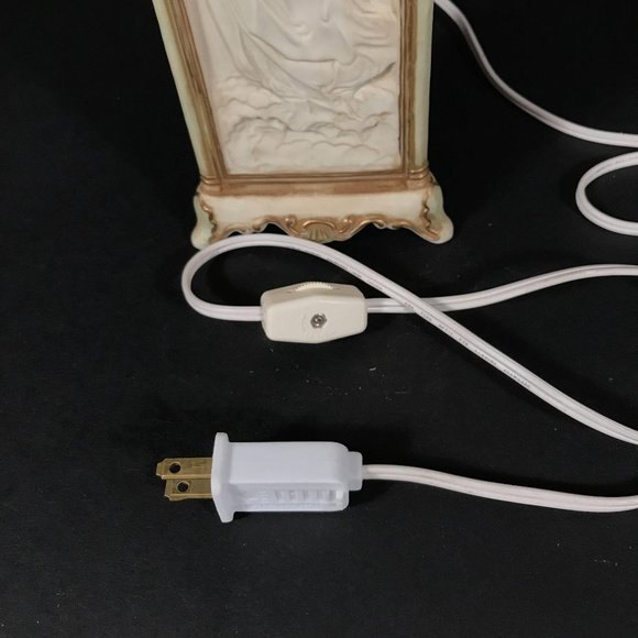 Vintage porcelain night light madonna and child/po - Picture 7 of 8